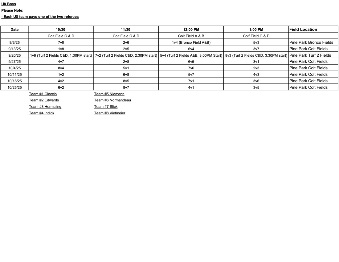 game-schedule